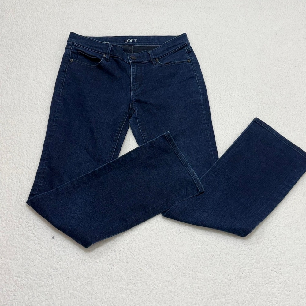 Ann Taylor Loft Modern Sexy Boot Dark Wash Jeans 28/6